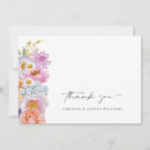 ボホフローラ結婚サンキューカード サンキューカード (正面)