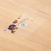 ボホフローラ結婚ズ アクリル招待状 (レイダウン)