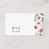 ボホフローラ結婚ズ エンクロージャーカード (裏面)