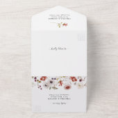 ボホフローラ結婚ズ オールインワン招待状 (外側)