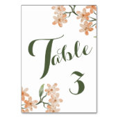 ボホフローラ結婚ズ テーブルナンバー (裏面)