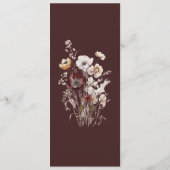 ボホフローラ結婚ズ メニュー (裏面)