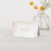 ボホフローラ結婚座席表 プレイスカード (裏面)