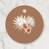 ボホフローラ結婚式の引き出物ラベル フェイバータグ (裏面)