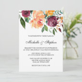 ボホフローラ結婚式招待状 招待状 (スタンド正面)