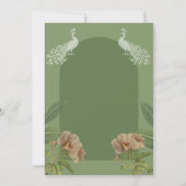 ボホフローラ結婚式招待状 招待状 (裏面)