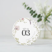 ボホフローラ緑 |の結婚テーブル番号 (スタンド正面)