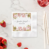 ボホフローラ縁ど 縁ありカクテルナプキン (インサイチュ)