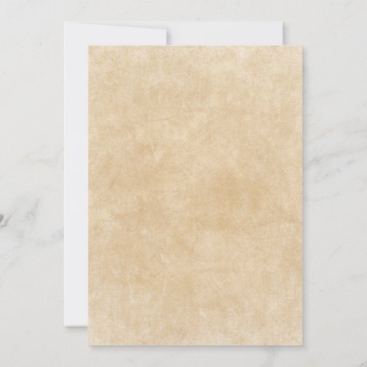 ボホフローラ羽モダン結婚式招待状 招待状 (裏面)