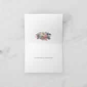 ボホフローラ羽素朴付きシャワーサンキューカード サンキューカード (内部)