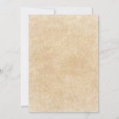 ボホフローラ羽飾りベビーシモダンャワー招待状 招待状 (裏面)