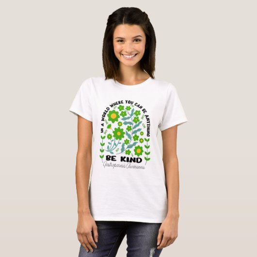 ボホフローラ胃麻痺認識度Be kind Tシャツ (正面フル)