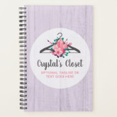 ボホフローラ衣料掛けクローゼットファッションブティック プランナー手帳 (正面)