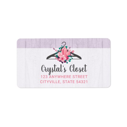 ボホフローラ衣料掛けクローゼットファッションブティック ラベル (正面)