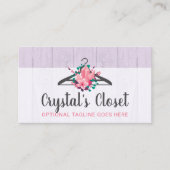 ボホフローラ衣料掛けクローゼットファッションブティック 名刺 (正面)