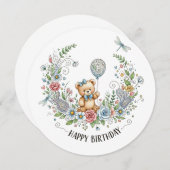 ボホフローラ誕生日クマ (正面/裏面)