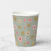 ボホフローラ誕生日パーティーおもしろいかわいい花 紙コップ (右)