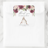 ボホフローラ赤面ピンクマルサラ感謝していテペユー スクエアシール (バッグ)