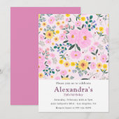 ボホフローラ79歳の招待状 招待状 (正面/裏面)