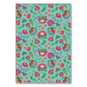 ボホフローラ |ゲスト名の設定 |座席表 テーブルナンバー (裏面)