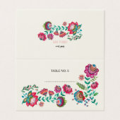 ボホフローラ |ゲスト名の設定 |座席表 名刺 (外部フラット)