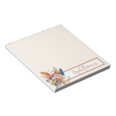 ボホフローラ パーソナライズされた ノートパッド (アングル)