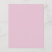 ボホフローラ |ブライダルシャワーの招待 (裏面)