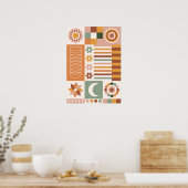 ボホフローラ ポスター (キッチン)