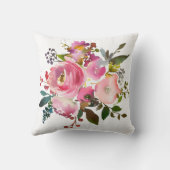 ボホフローラ、人生はタフだから、人生の引用文 クッション (裏面)