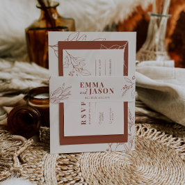 ボホフローラ 招待状ベリーバンド