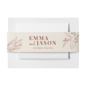 ボホフローラ 招待状ベリーバンド (正面例)