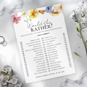 ボホブライダルシャワーは彼女はむしろゲームカード 招待状