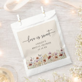 ボホブライダルシャワーインペバッグ フェイバーバッグ (クリップ留めされた状態)