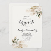 ボホブライダルシャワーブランチ招待状 招待状 (正面/裏面)