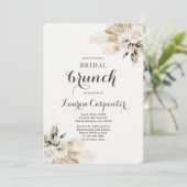 ボホブライダルシャワーブランチ招待状 招待状 (スタンド正面)