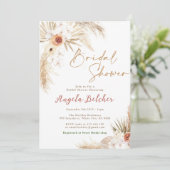 ボホブライダルシャワーボホパンパスグラスブライダルシャワー 招待状 (スタンド正面)