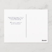 ボホブライダルシャワーレッドローズフローラ ポストカード (裏面)