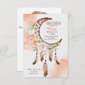 ボホブライダルシャワー招待状 招待状 (正面/裏面)