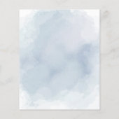 ボホブライダルシャワー結婚ズドレスウォーターカラーブルー (裏面)