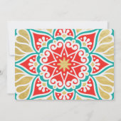 ボホブライダルフィエスタウェディングシャワー招待状 招待状 (裏面)