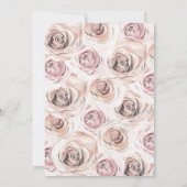 ボホブライダルブランチ招待状 招待状 (裏面)