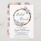 ボホブライダルブランチ招待状 招待状 (正面/裏面)