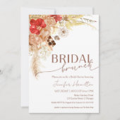 ボホブライダルブランチ |テラコッタブライダルシャワー 招待状 (正面)