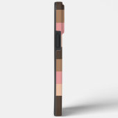 ボホブラウンニュートラルストライプトレンディーイニシャル Case-Mate iPhoneケース (裏面 / 右)