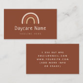 ボホブラウンレインボームーンスターチャイルドケアデイケア 名刺 (正面/裏面)