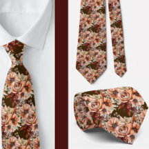 ボホブラウン金ゴールドフローラ水彩花結婚の色