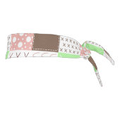 ボホブラウン、ブルゴーニュ、グリーンとマウヴお洒落 タイヘッドバンド (回転90)