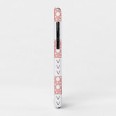 ボホブラウン、ブルゴーニュ、グリーンとマウヴお洒落 Case-Mate iPhoneケース (裏面/左)