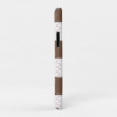 ボホブラウン、ブルゴーニュ、グリーンとマウヴお洒落 Case-Mate iPhoneケース (裏面/右)