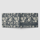 ボホブラックハンドドロー結婚ドフローラカスタムズ ゲストブック (全面)